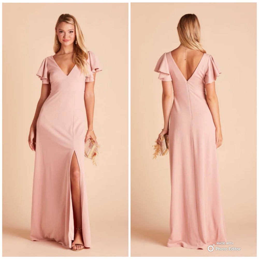 Elegant Pink Maxi Dress